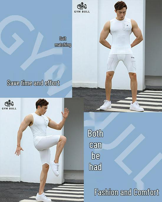 GYMBULL Модные мужские компрессионные шорты для бега серии Endorphin