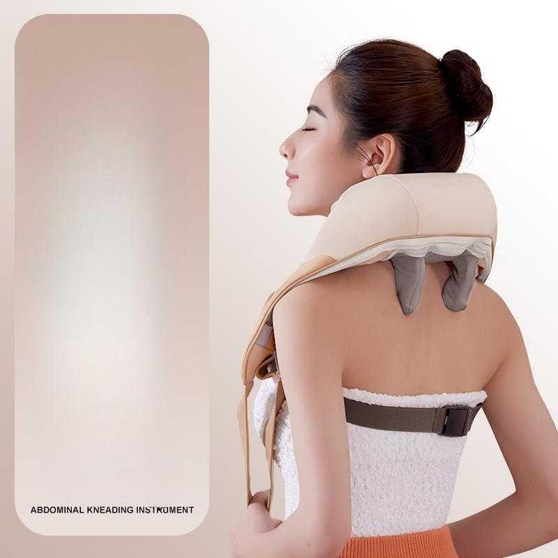 Массажер для шейной трапеции, горячий компресс для плеч, разминание и массаж, шаль для шеи, бытовой перезаряжаемый массажер для плеч и шеи