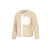 Colorblock Pocket Sport Fleece Casual Faux Shearling Jacket Men Jackets Khaki 539915-12