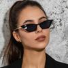 Ladies Sunglasses Ins Korean Sunglasses Women Small Cat Eye Sun Glasses Metal Design Anti-Uv Outdoor Accessories