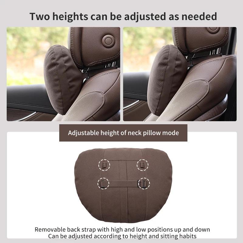 AABGT1 Mercedes Benz A B C E S R Class GLB GLC GLE AMG CLA CLS SLC GLS SLS ML Car Headrest Neck Support Lumbar Rest Cushion Neck Pillow