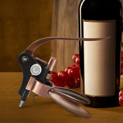 Открывалка для бутылок красного вина, профессиональный пивной штопор из цинкового сплава с эргономичной ручкой, многофункциональные инструменты для удаления винных пробок