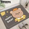 Напольный коврик с героями мультфильмов, впитывающий нескользящий коврик для ванной комнаты, домашний дверной коврик, коврик для спальни, ковер на дверь, домашний коврик для ног, моющиеся детские коврики