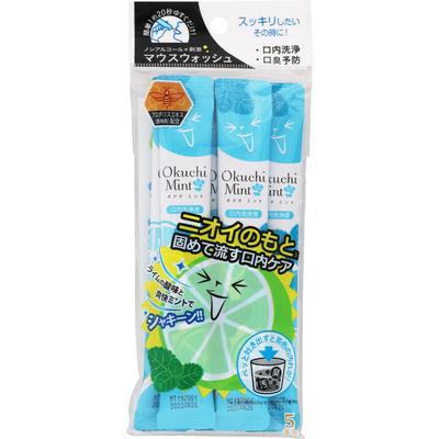 Okuchi Octimint 11 мл X 5 Ополаскиватель для полости рта от неприятного запаха изо рта: Откройте упаковку, положите один пакет (11 мл) во рту, прополощите в течение 20 секунд
