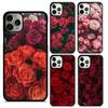 Чехол для телефона с цветком Красная Роза Для iPhone 17 Air 16 15 14 plus 12 13 pro max coque Оболочка Fundas