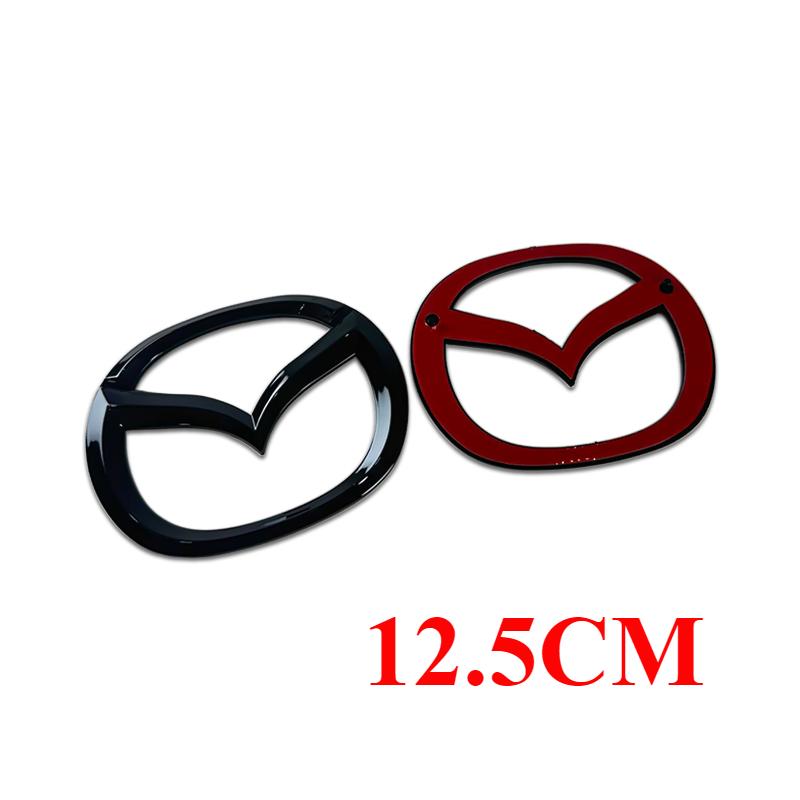 Пластичный Передний Багажник Автомобиля Значок для Mazda 3 Логотип Рулевого Колеса Значок 3D Кузова Заменяемая Наклейка Задний Хвост Декорация для Модификации