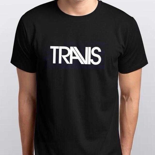 TRAVIS T-SHIRT sizes S M L XL XXL colours Black, White