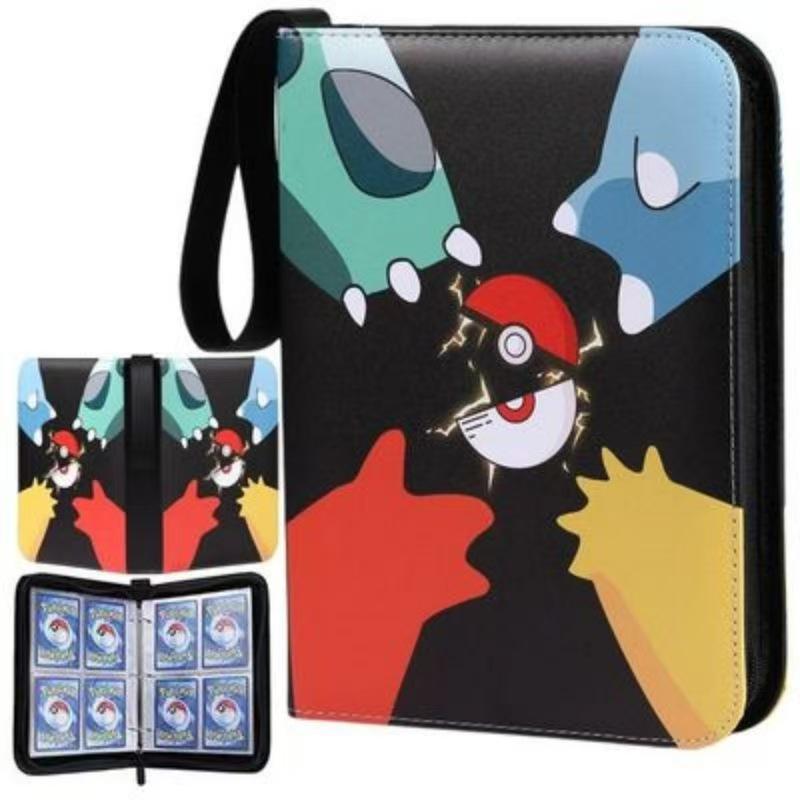 Pokémon Card Collection Book: 4-Grid & 9-Grid PU Game Album