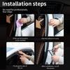 Double Layer Protector Windshield Weatherstrip Car Door Seal Strip Trunk Sealer Noise Insulation
