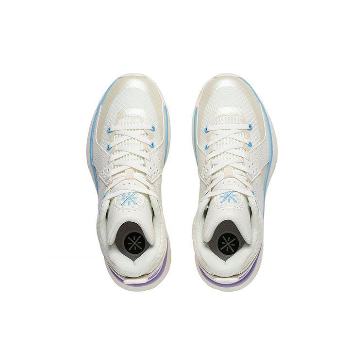 Баскетбольные кроссовки Li Ning All City 5 с нескользящей износостойкой подошвой, мужские баскетбольные кроссовки белого, синего, фиолетового цветов ABAS105-4