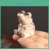 Миниатюрная фигурка милого аллигатора из смолы, в закрытой коробке, подарок для украшения чайного столика.