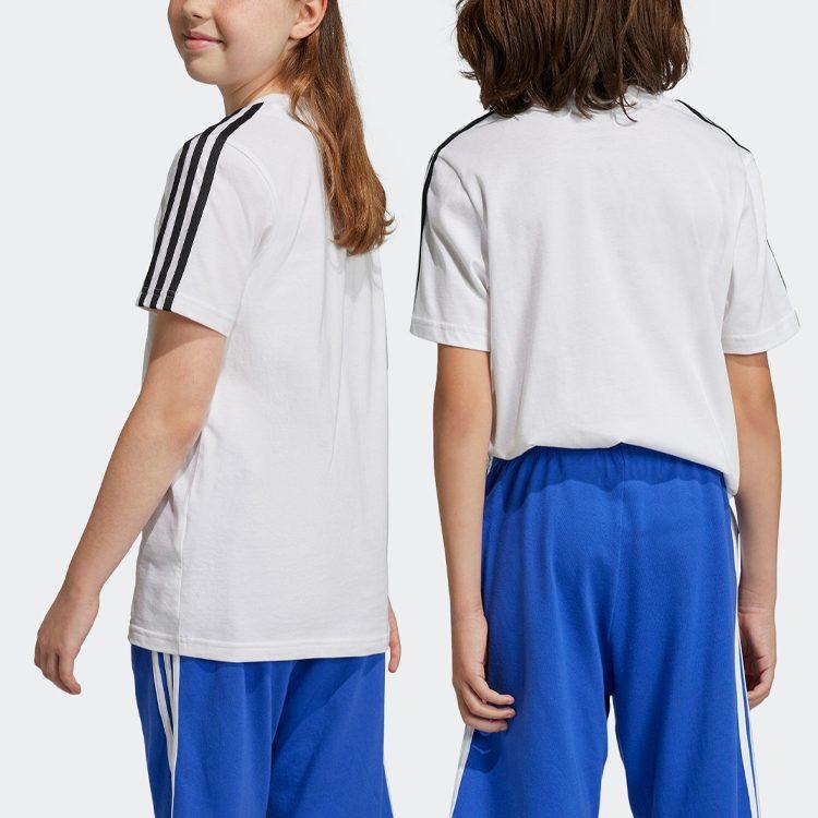 adidas Базовая футболка Хлопковая футболка Белая Детская IC0605