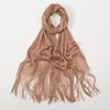 Sun Protection Dresses Shawls Gold Silver Wedding Scarf Summer Pashmina  for Women