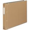 KOKUYO File Binder Cloth B4 Horizontal with Metal Border 26 Holes Holds 200 Sheets Ha-129
