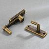 Retro Window Door Lock Home Hardware Metal Door Latch Accessories Bronze Box Latch
