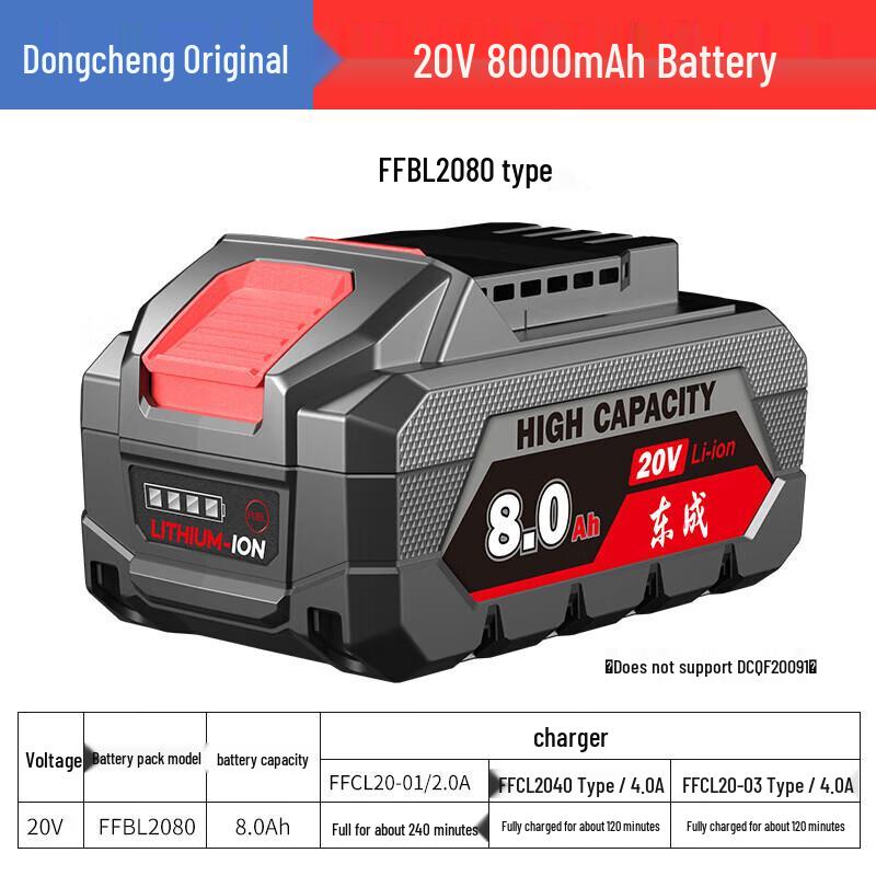 Dongcheng DCPB298 Адаптеры и аккумуляторы для электроинструмента Штепсель CN (адаптер в комплекте)