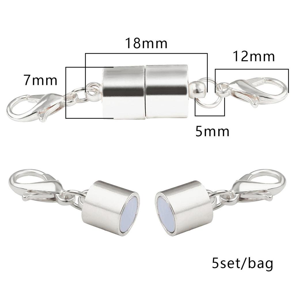 2/5 шт., аксессуары, магнитные застежки-лобстеры для ожерелья, браслета, крючки-шарики-лобстеры