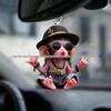 Креативный 2D Акриловый Мультяшный Обезьяна Автомобильное Зеркало Подвеска