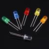 200pcs 5mm LED Light Emitting Diodes Yellow Red Blue Green Orange Light Assortment Kit