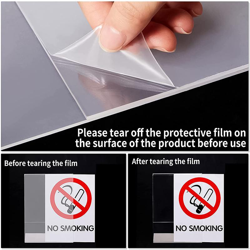 Рекламный стенд A6/L-образный кронштейн, идеально подходит для кафе, ресторана, выставки, офиса, промо-акции - прозрачный акрил