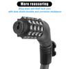 Anti-Theft Ideal Locks 4 Digit Code KickScooter Password Lock for Segway Ninebot ZT3 G2 G30 F2 E2 Electric Scooter Parts