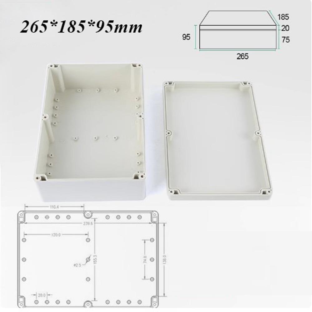 ABS Enclosure Box Plastic Outdoor Junction Box Housing New Electrical Project Box