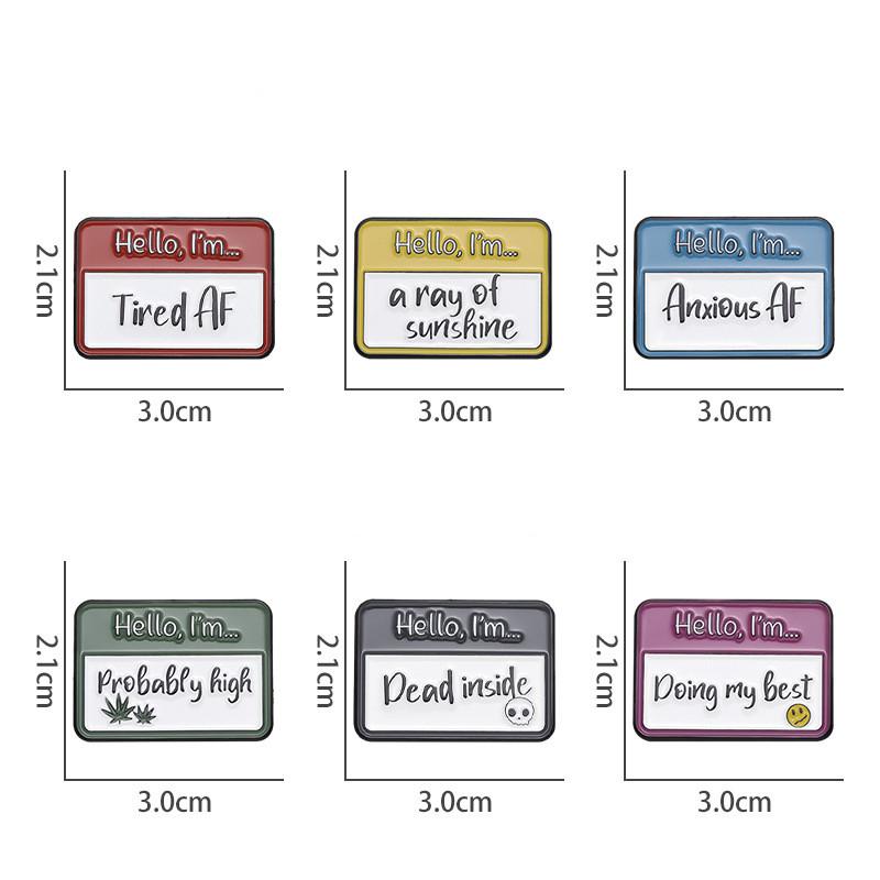 Набор мультяшных брошей 3-10 шт. Рождественская лягушка Космос Грибы Джокер Черный кот Собака Эмалевые значки Животное Значок на лацкан Ювелирные изделия Оптом