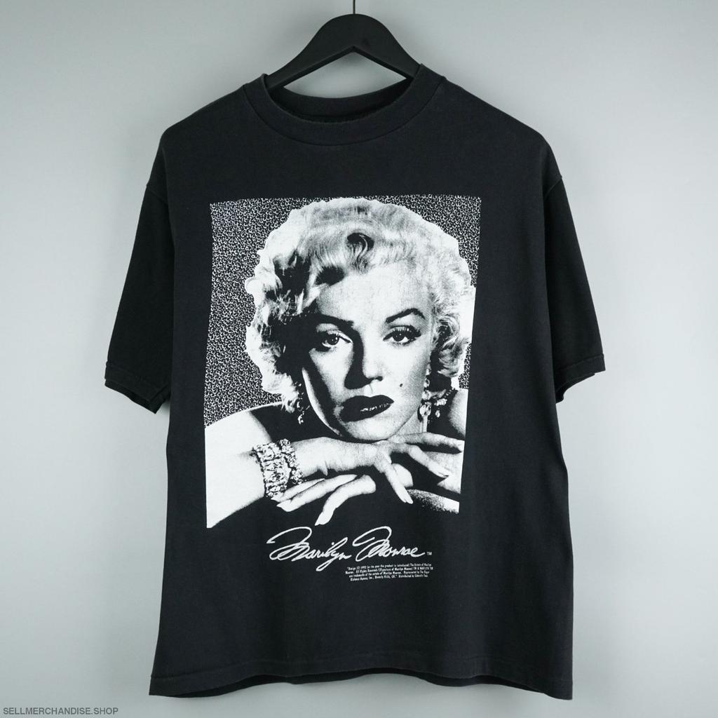 1990s Marylin Portrait Graphic Unisex T-Shirt S-5XL