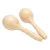 2Pcs Sand Hammer Early Education Instrument Wooden Toddler Percussion Musical Toy Set Kit