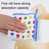 5 шт. кухонных полотенец Rainbow Dot Coral Velvet Rags Super Soft Absorbing Microfiber Towels Kitchen Drying Hands Tableware