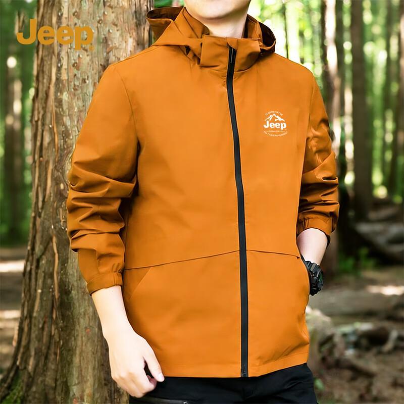 JEEP Men's Spring Splash-Proof Casual Jacket