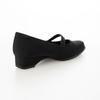 Formal pumps for with silent arch suitable for formal occasions shoe numerical women, black, strap, water-repellent finish, heel, support, (106915)