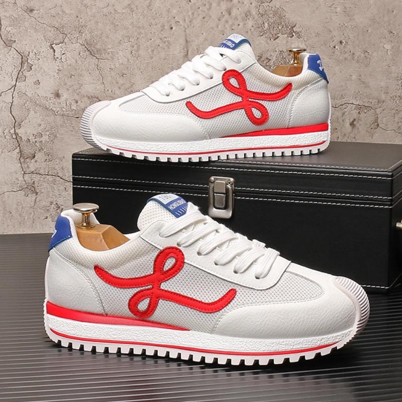 Модная обувь Forrest Gump для мужчин, новая летняя дышащая сетчатая спортивная повседневная обувь для мужчин, простая и универсальная обувь на толстой подошве для пап