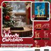Christmas Deer Luminous Ornaments Festive Atmosphere Lighting Decorations