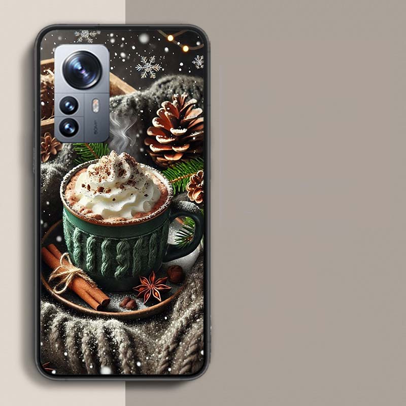 Чехол для телефона Christmas Spiced Gingerbread Latte для Redmi Note 15 Pro 5G 14 13 12 Pro Plus 11 11T 11E 11S 10 Pro 10S 9 9S Cover Ce