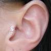 1 пара ушных сережек-клипс для похудения по акупрессуре Zunis, форма цветка, женские серьги, серьги Zunis, серьги для похудения по акупрессуре2023
