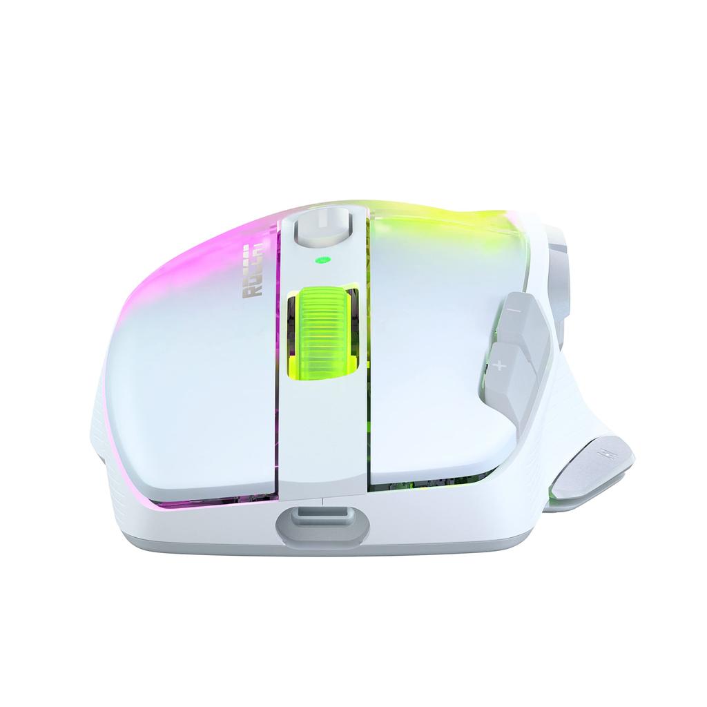 ROCCAT Gaming Mouse Kone XP Air Wireless German Design 2.4GHz/Bluetooth White/White Optical/19K/Optical/Multi-Buttons/99g/Charging Dock/4D
