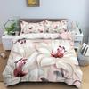 Leaves Duvet Cover Set 3D Flower Printed Bedding Set Comforter Cover With Pillowcase Single Twin King Queen Bedclothes 2/3Pcs