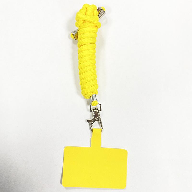 Регулируемый ремешок для телефона, ремешок через плечо для мобильного телефона, съемное ожерелье, подвесной широкий веревочный патч-корд, нейлоновые ремни для телефона