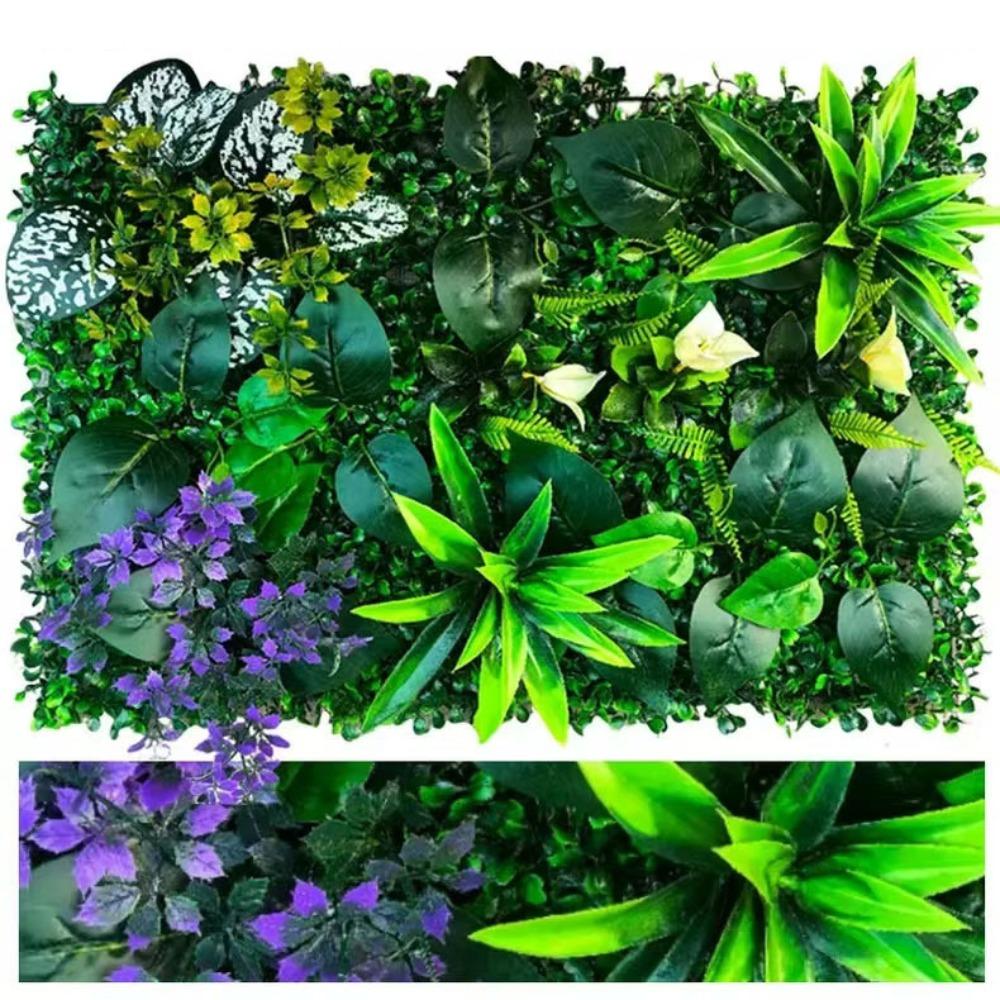 Цветок Искусственное Растение Стеновая Панель Сделай Сам Симуляция Лист Клена Дом Сад Забор