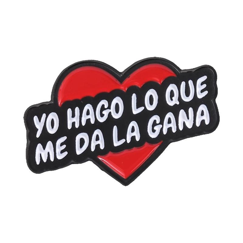 Spanish Quotes Series Enamel Pins JW.ORG Bible Verse Octagon Stop Sign Motivational Phrase Brooches Lapel Badge Jewelry Gifts