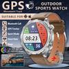 Новые спортивные смарт-часы с GPS, пульсометром, компасом, 1,53-дюймовым AMOLED-экраном, отслеживанием GPS, Bluetooth-звонками, для Android и iOS