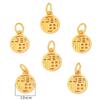 Позолоченный бронзовый кулон-благословение для DIY ожерелье, браслет, серьги, изготовление ювелирных изделий, аксессуары для рукоделия