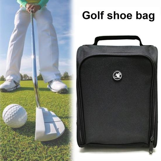 Сумка для обуви для гольфа с ручкой на молнии, большая вместительная водонепроницаемая сумка для спортивной обуви, контейнер для обуви для гольфа