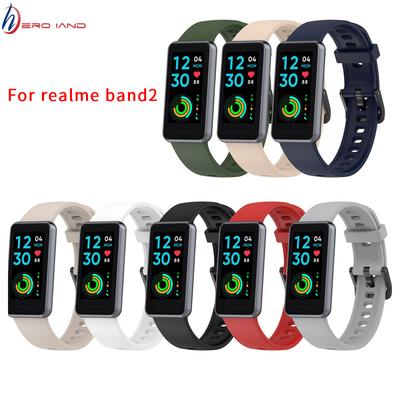 Силиконовый ремешок для часов Realme band 2 Smart Bracelet Официальный сменный ремешок для часов Ремешок для браслета Realme band2