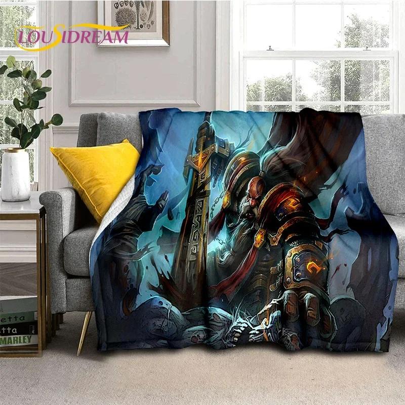 ВАУ, World of Warcraft Охотник на демонов, Король-лич Игровое фланелевое одеяло для кроватей Спальни Дивана Пикника, Плед для Отдыха на Открытом воздухе 013