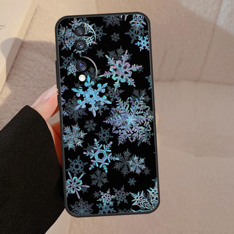 Снежинка Зима Для Honor Magic 7 6 5 Lite V5 Чехол Для Honor 400 Pro 200 50 70 90 X8a X8b X9a X9b X9c Обложка