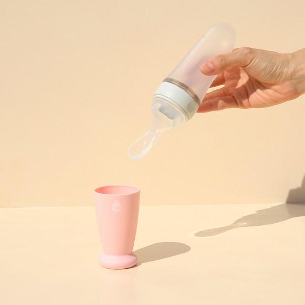 Living Creator Yonom Yonom Baby Food Spoon, Pink, 1 Piece