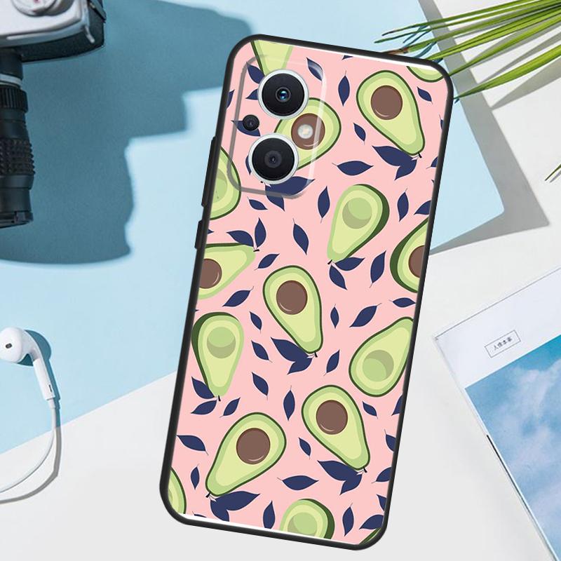 Lovely Avocado Cover For OPPO Reno 14 F 13F 12F 11F 10 11 12 13 Pro 7 8 Lite OPPO Find X9 X5 X6 X8 Pro Case