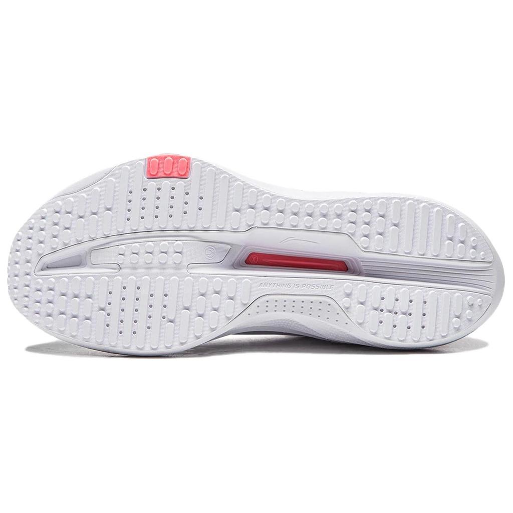 Li Ning Амортизирующие износостойкие низкие повседневные кроссовки для бега женские белые ARBW010-3